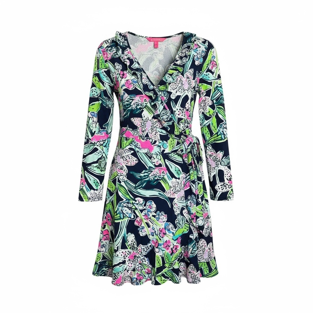 Lilly Pulitzer jessalynne romper sway this way bright navy